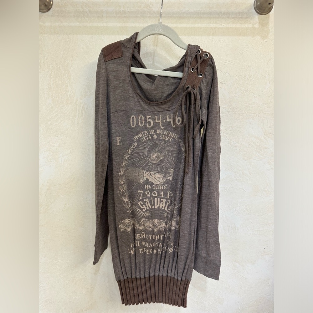 Vintage salvage tunic top-XS